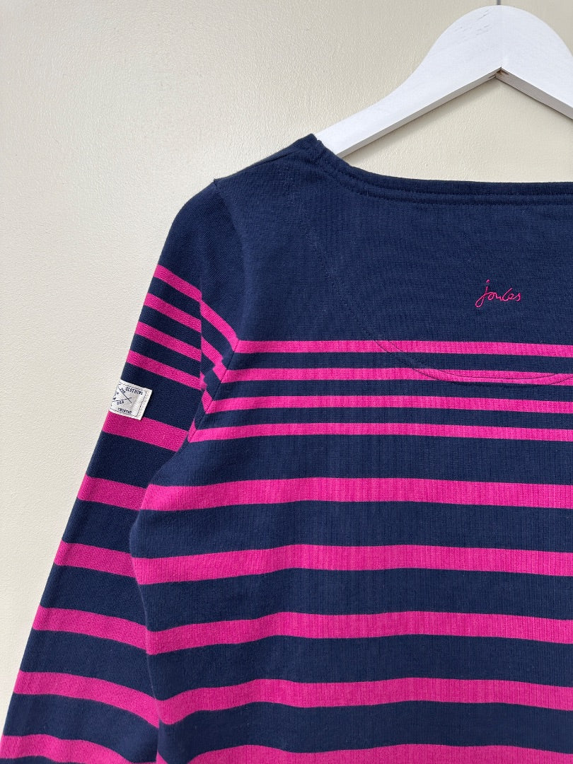Joules Navy Pink Top - Size 14