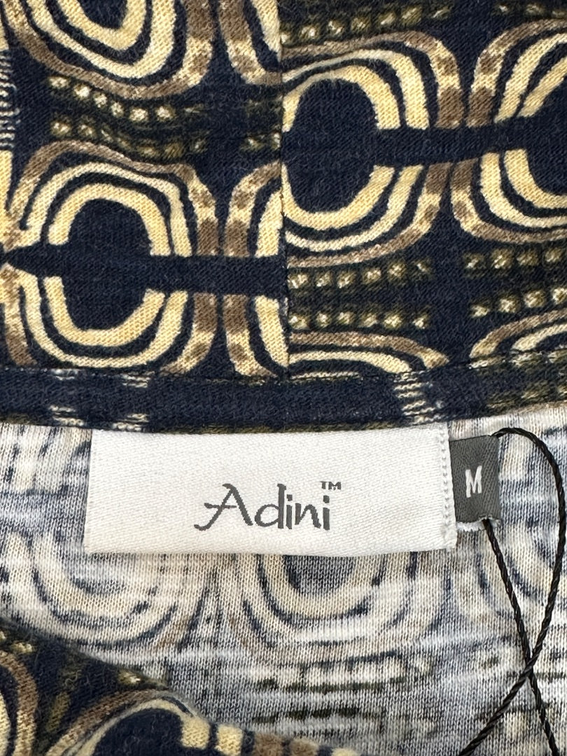 Adini Navy Beige Top - Size M