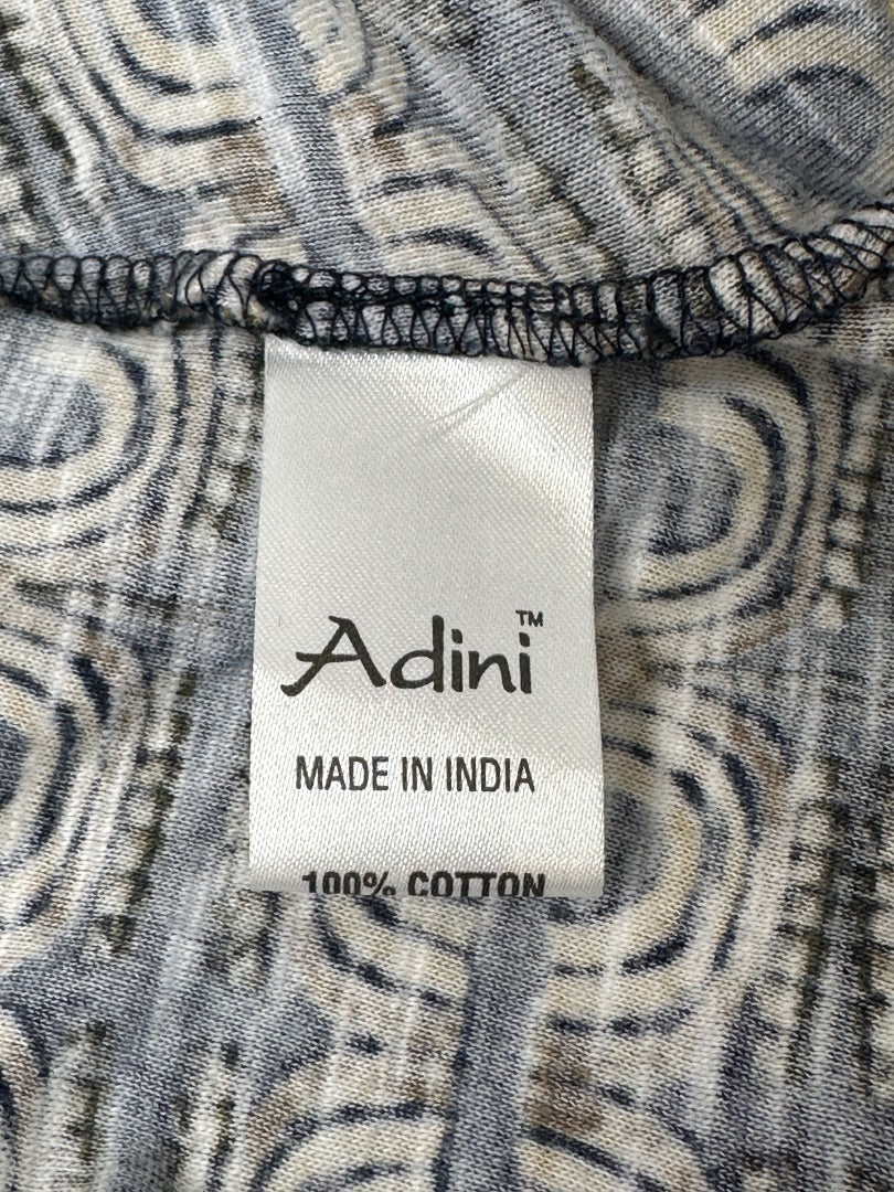Adini Navy Beige Top - Size M
