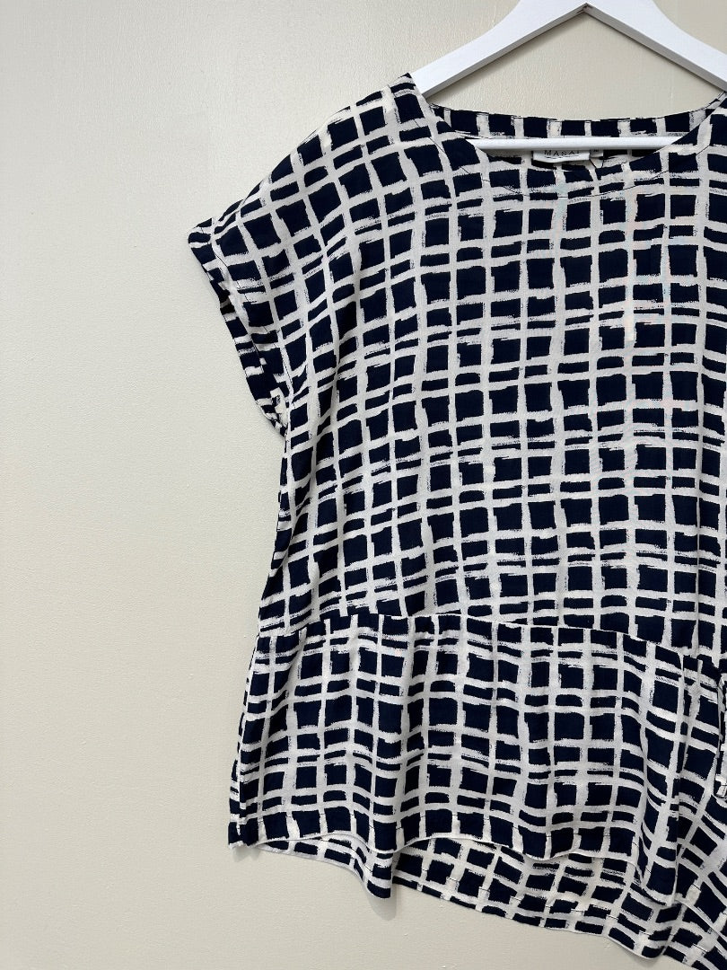 Masai Navy White Top - Size M