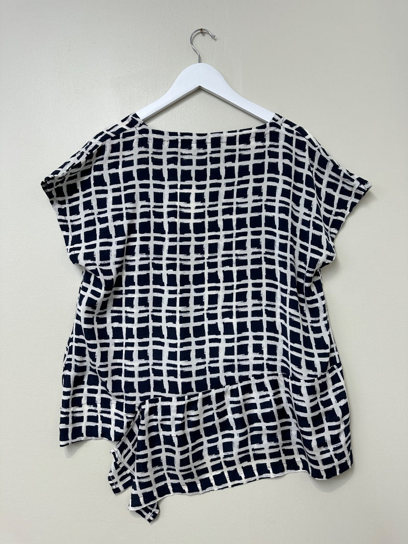Masai Navy White Top - Size M