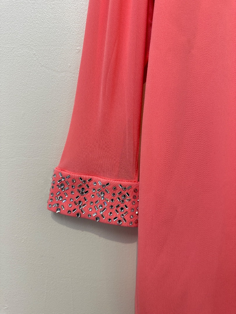 Gina Bacconi Peach Dress - Size 20