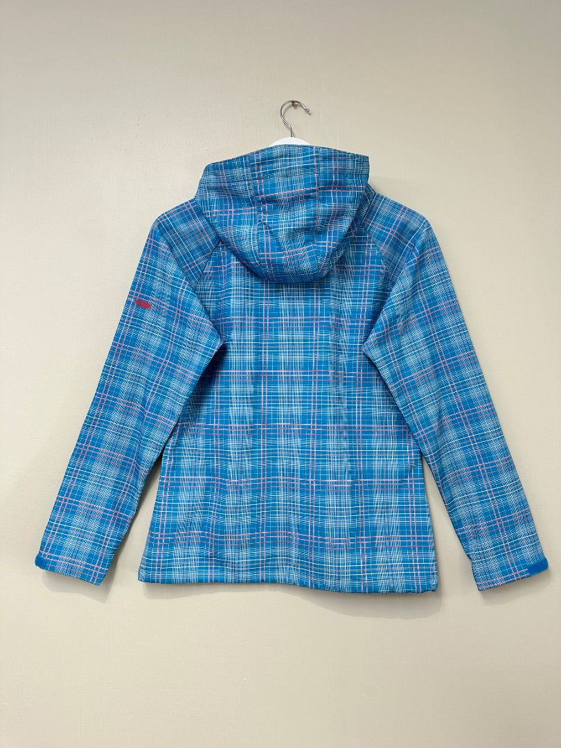 Regatta Blue White Red Soft Shell Coat - Size 10