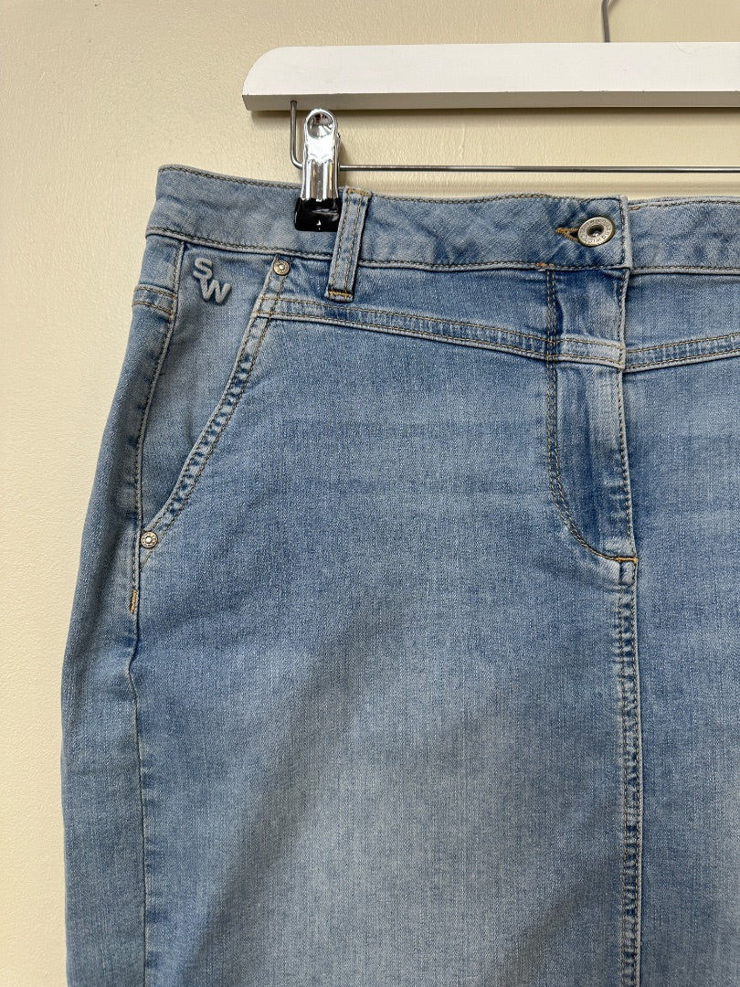 Sandwich Blue Skirt - Size 12