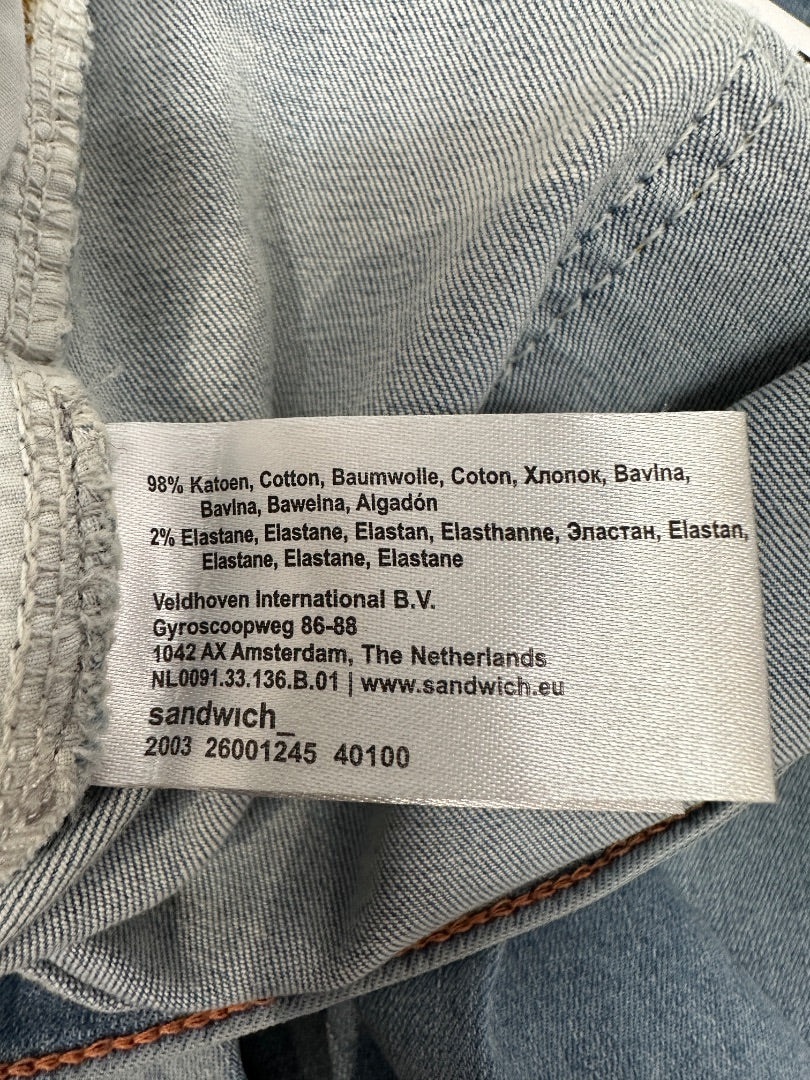 Sandwich Blue Skirt - Size 12