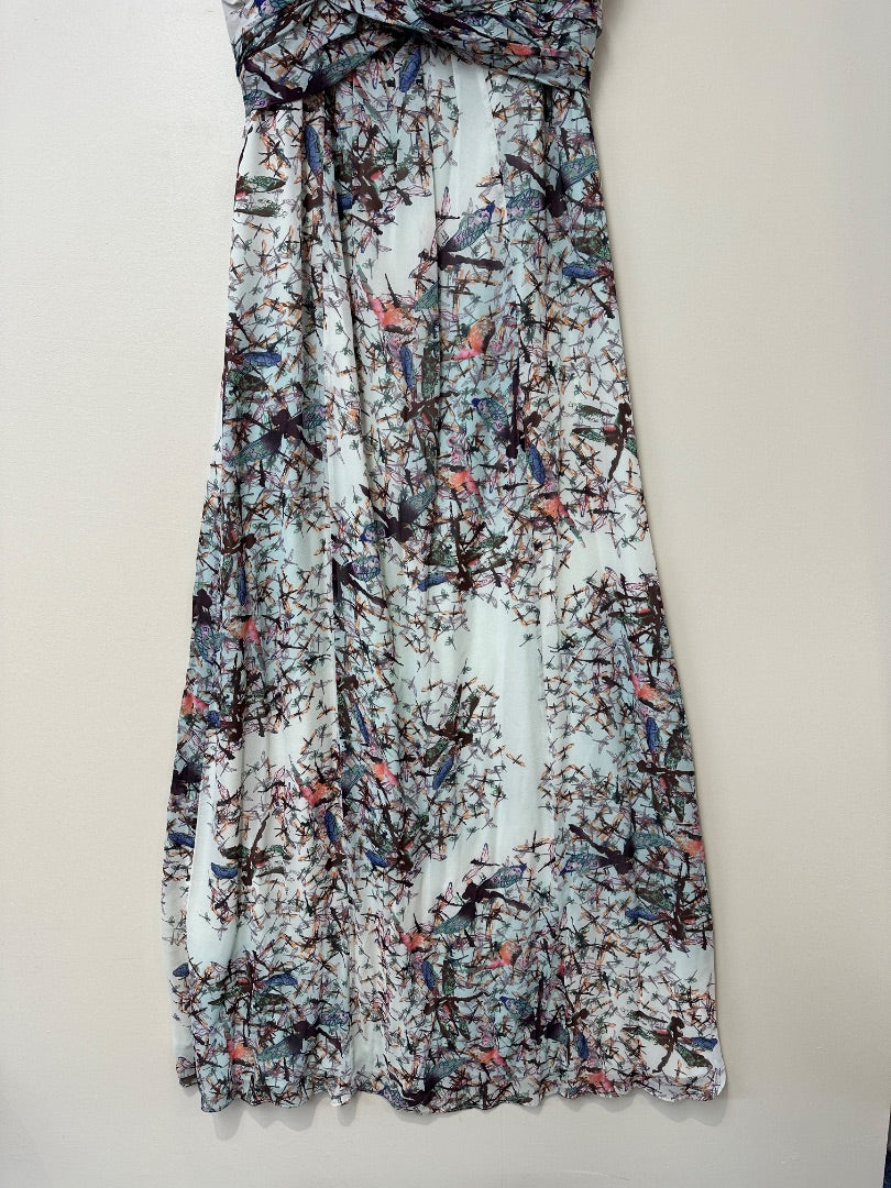 Ted Baker Blue Maxi Strappy Dress - Size 14