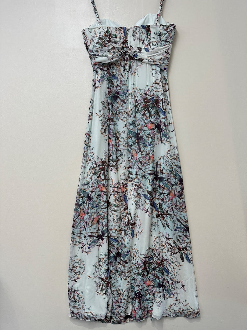Ted Baker Blue Maxi Strappy Dress - Size 14