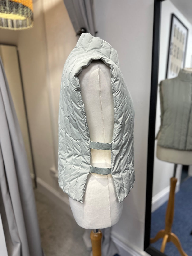 COS Sage Green Padded Gilet - Size M/L