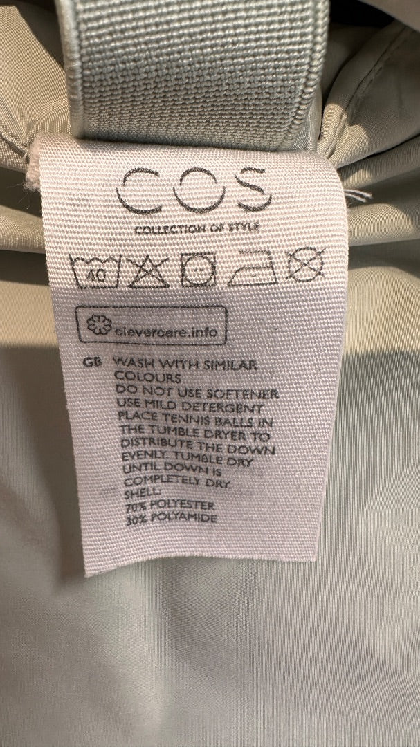 COS Sage Green Padded Gilet - Size M/L