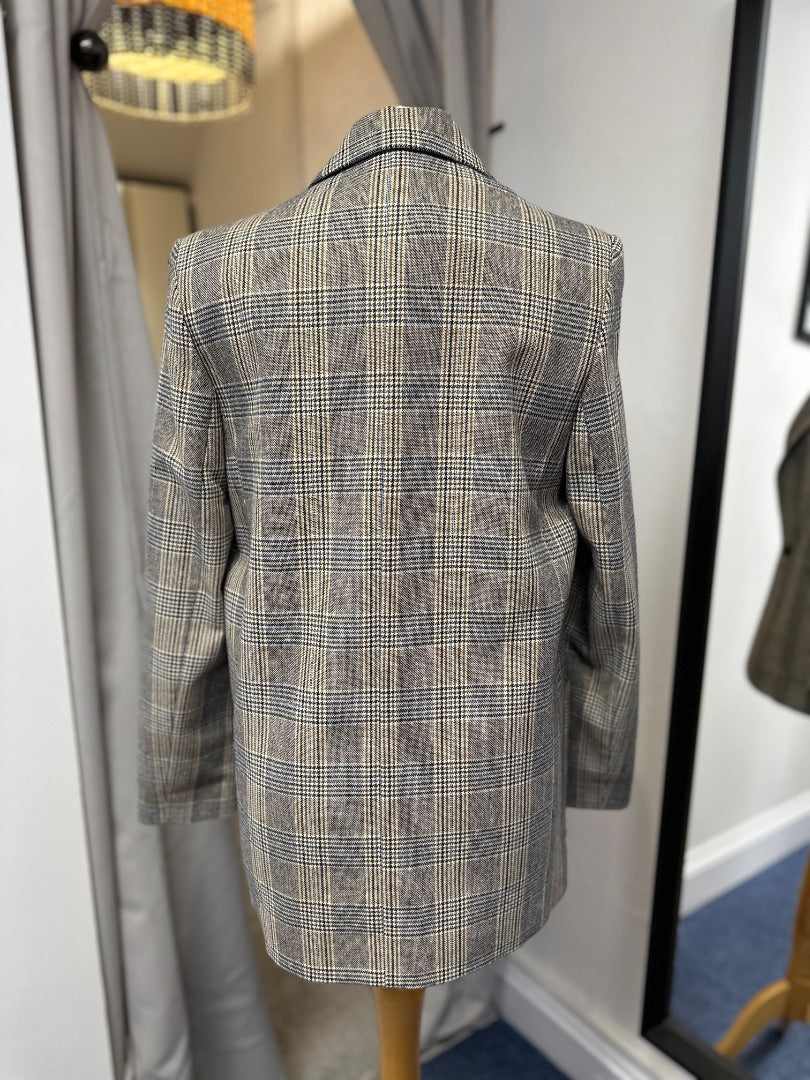 Mango Grey Blue Blazer - Size XS