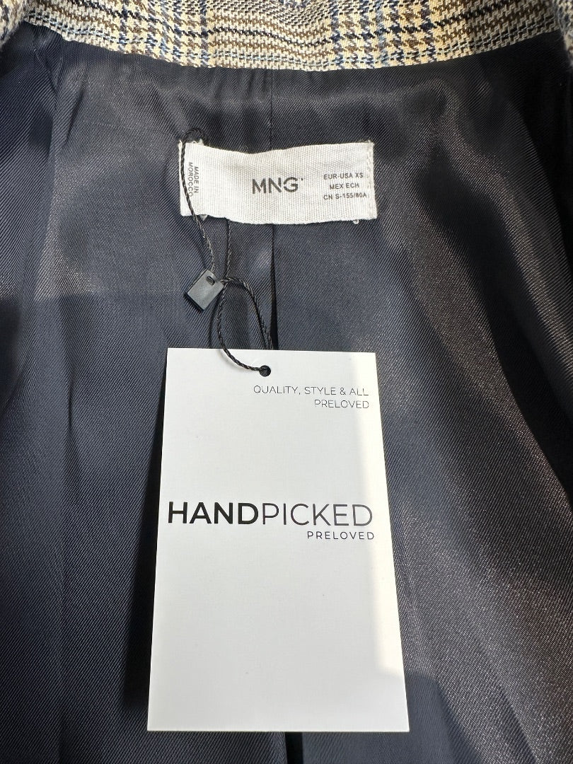 Mango Grey Blue Blazer - Size XS