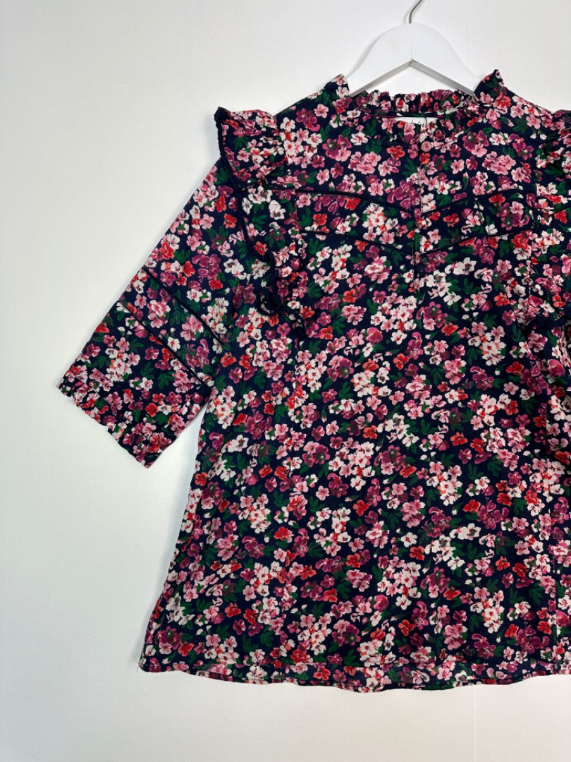 Joules Navy Pink Blouse - Size 16