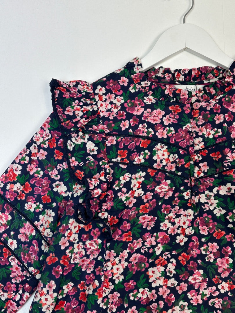 Joules Navy Pink Blouse - Size 16