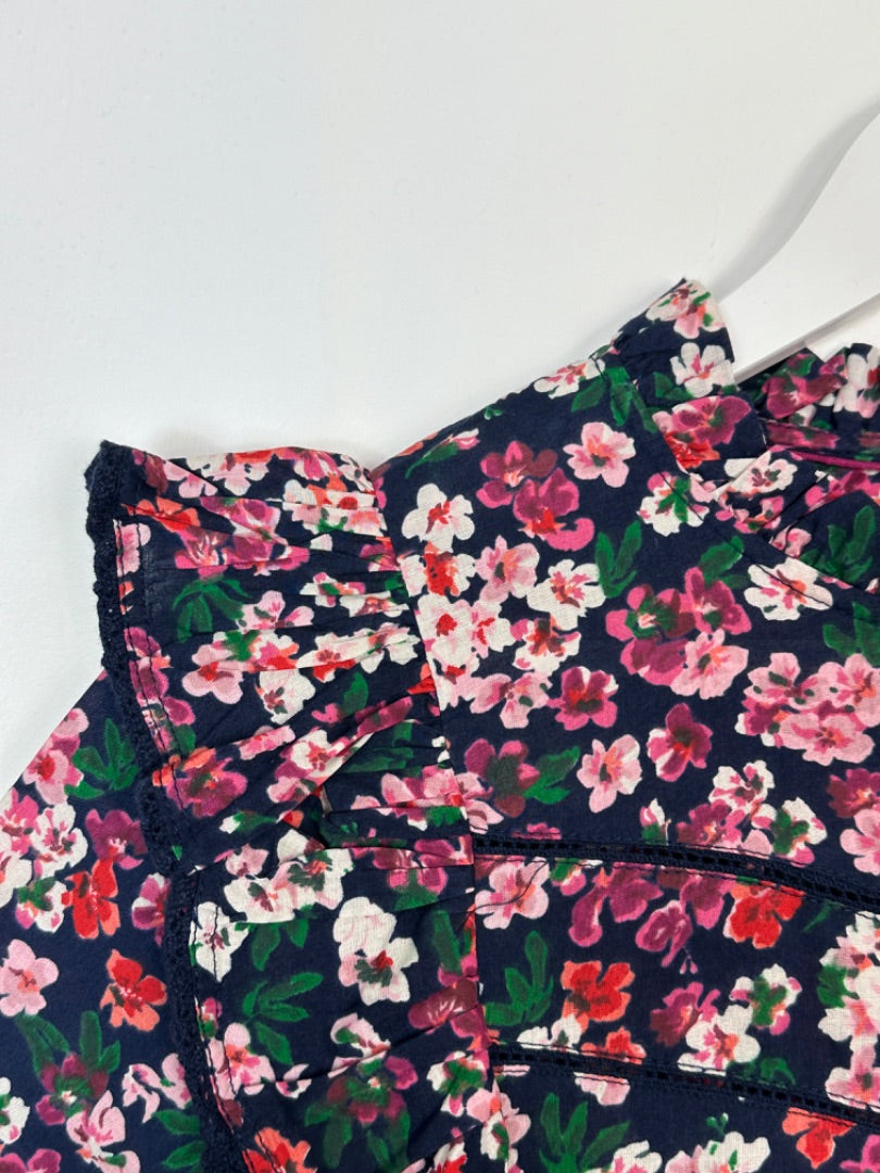 Joules Navy Pink Blouse - Size 16