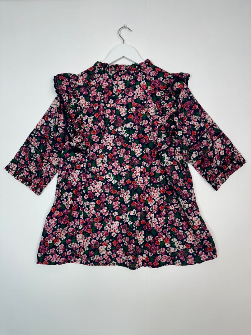 Joules Navy Pink Blouse - Size 16