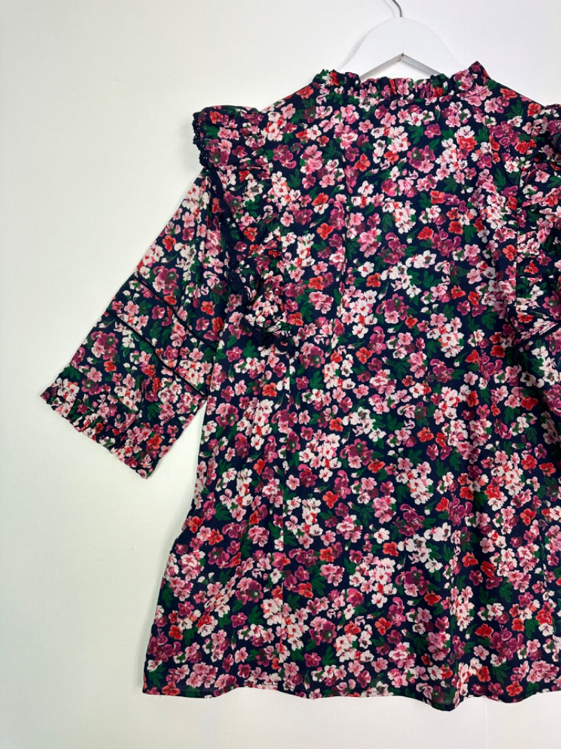 Joules Navy Pink Blouse - Size 16