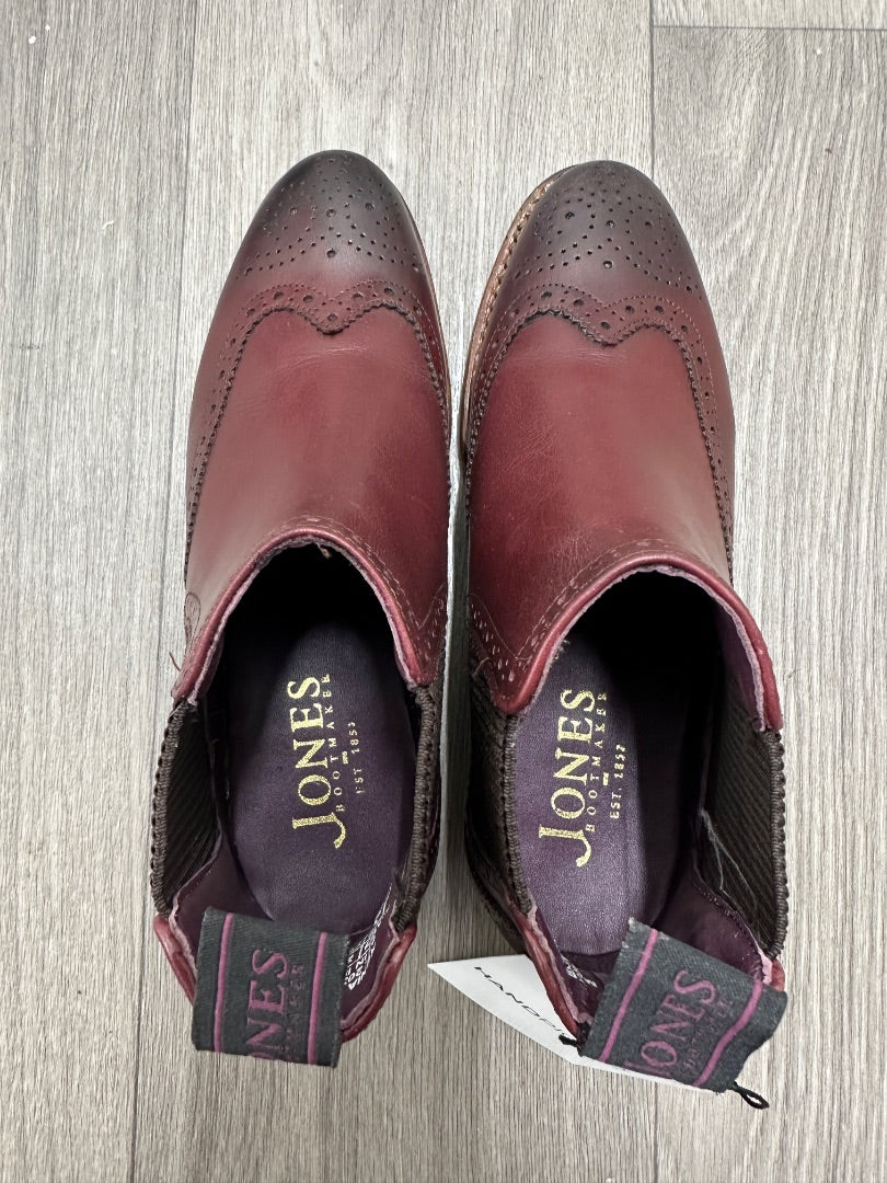 Jones Bootmaker Plum Kenya Chelsea Boots - Size 3