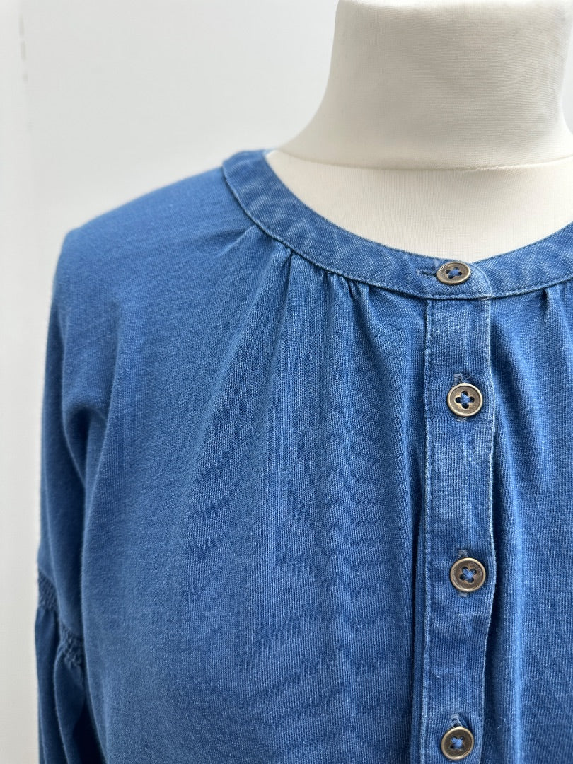 Fatface Blue Long Sleeve Top - Size 10
