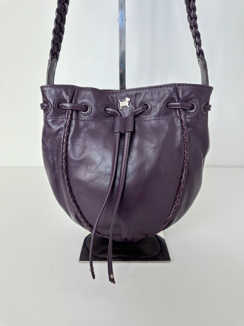 Radley Purple Crossbody Bucket Bag Size Handpicked Preloved