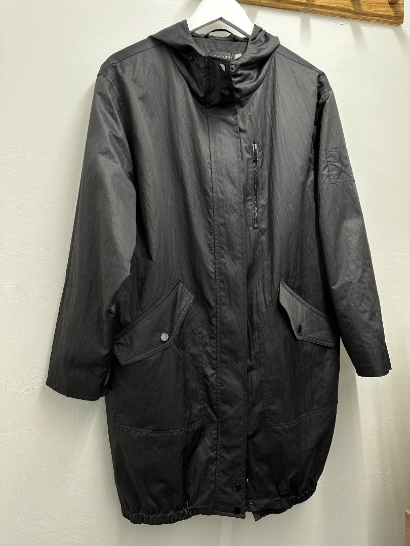 Mint Velvet Grey Bronze Coat - Size 10