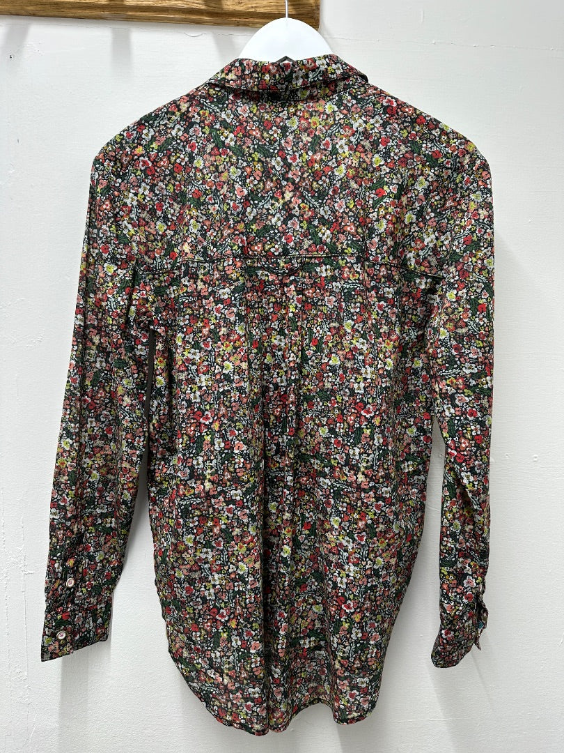 Pilcro Black Red Green Shirt - Size S