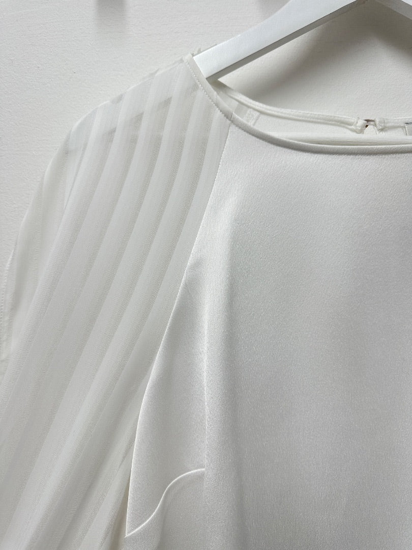River Island White Blouse - Size 14