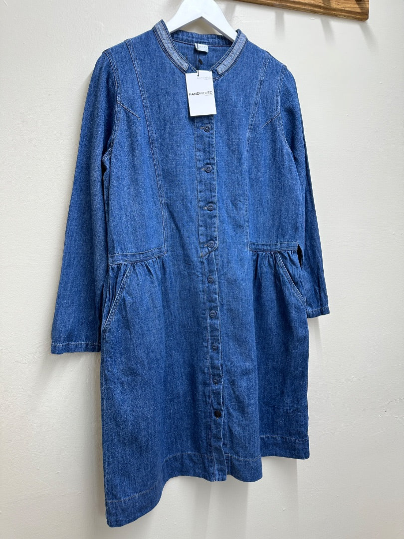 Poetry Blue Denim Dress - Size 12
