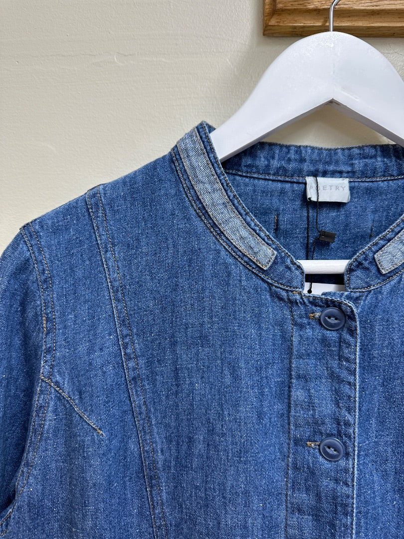 Poetry Blue Denim Dress - Size 12