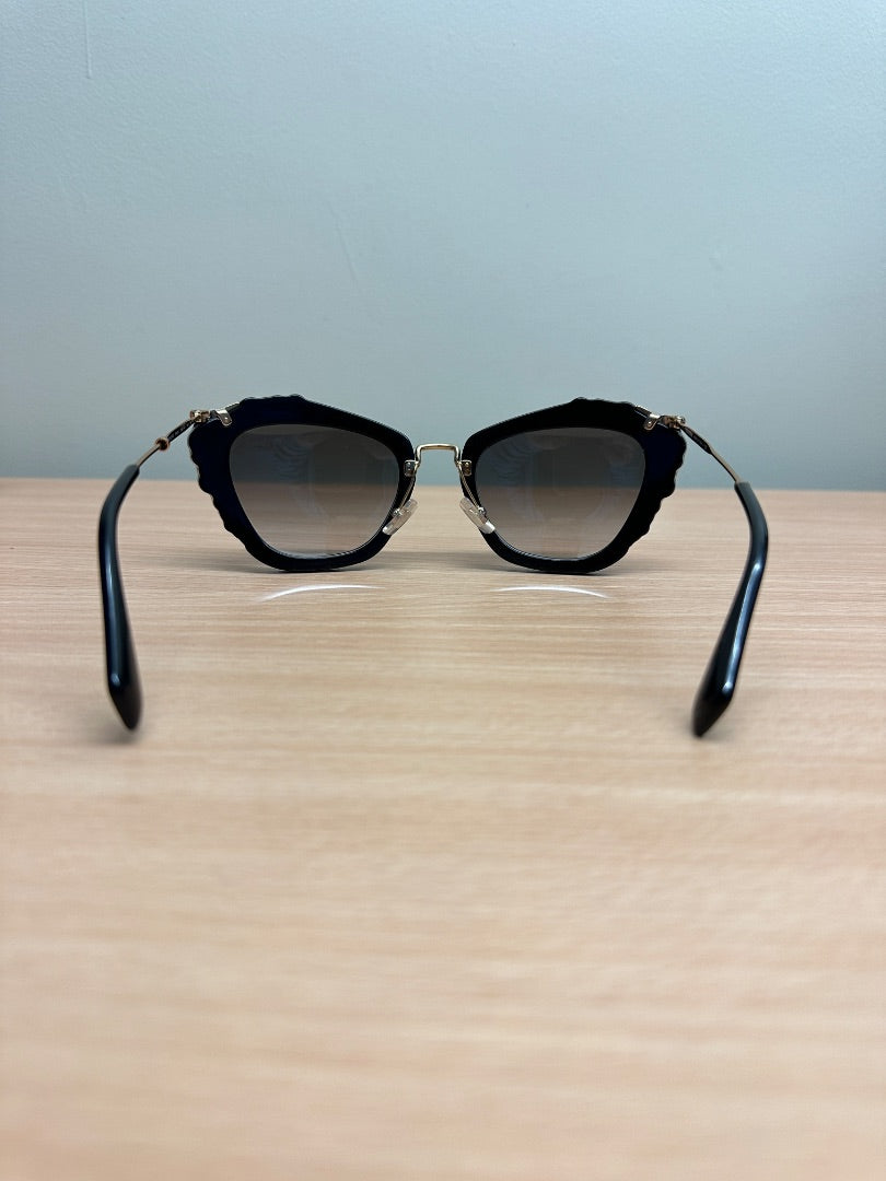 MIU MIU Black Embellished Sunglasses