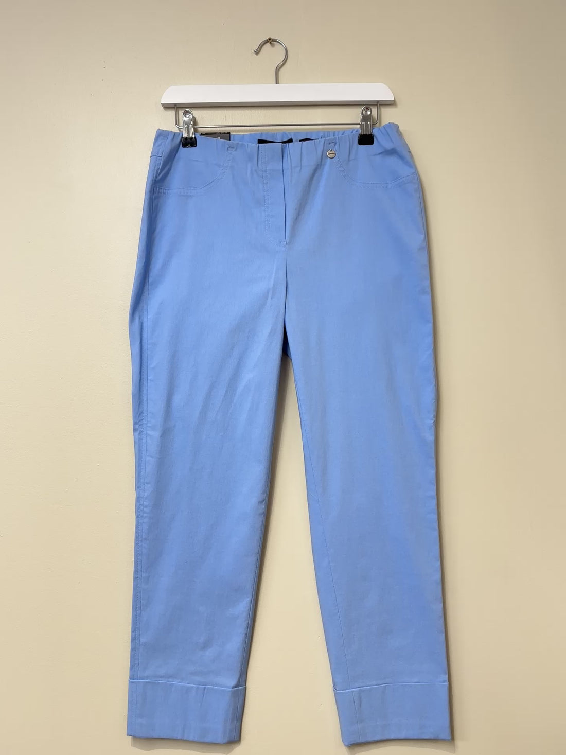 Robell Light Blue Bella 09 Trousers - Size 12